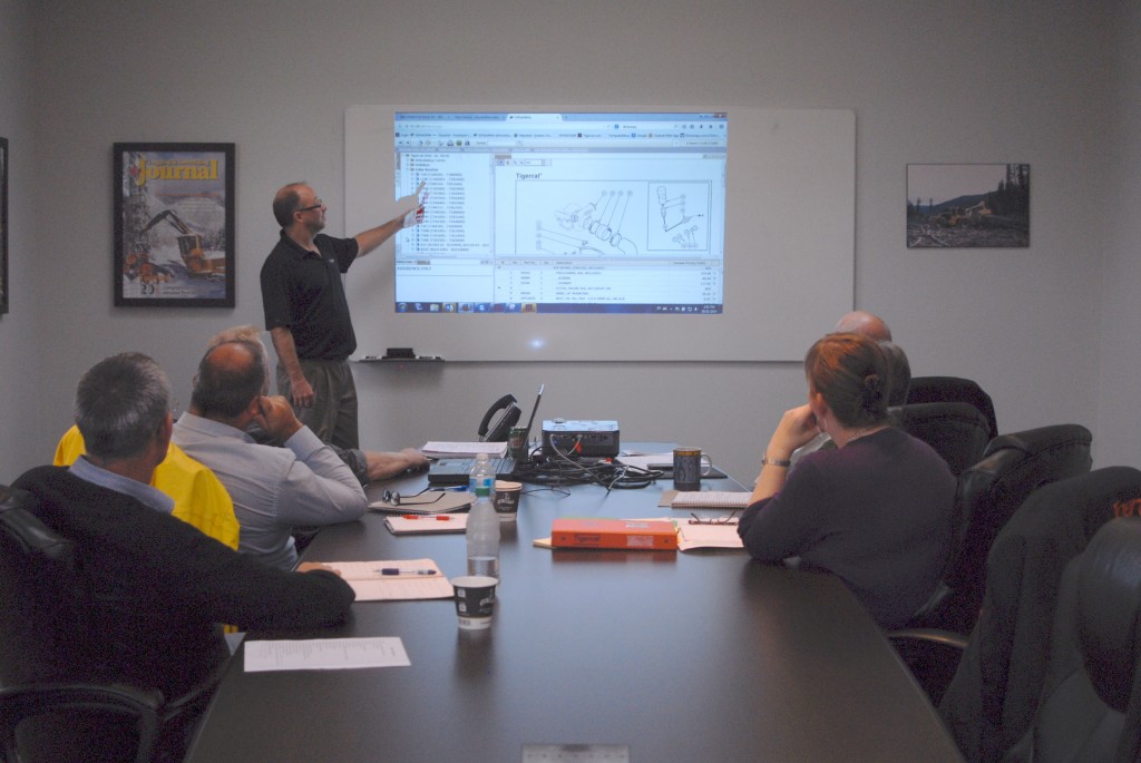 Training sessions were held to familiarize dealers with the new TPO parts system.