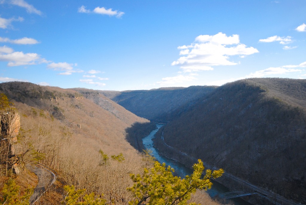 Steep terrain of Beckley, West Virginia.