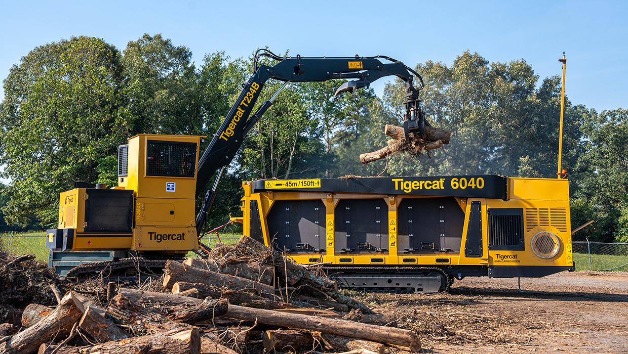 T234B Log Loader | Track Loader | Tigercat Forest Machines