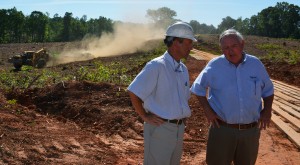 C.K. Greene and the godfather of Tigercat equipment (sales specialist), Tommy Parks. C.K. has known Tommy for 21 years.