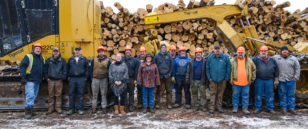 L'équipe de Richards Logging. 