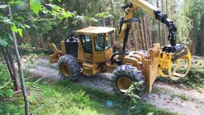 DW610E skidder in the French Alps | Tigercat TV