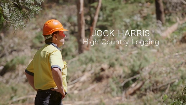 Video thumbnail: Portrait of Jock Harris looking over his job site.