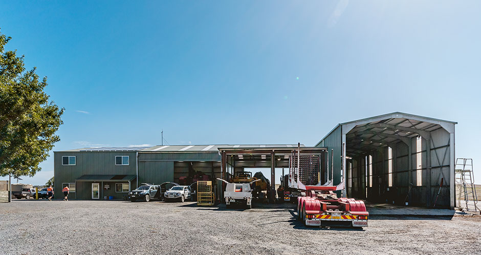 Fennell Forestry's shop facilities