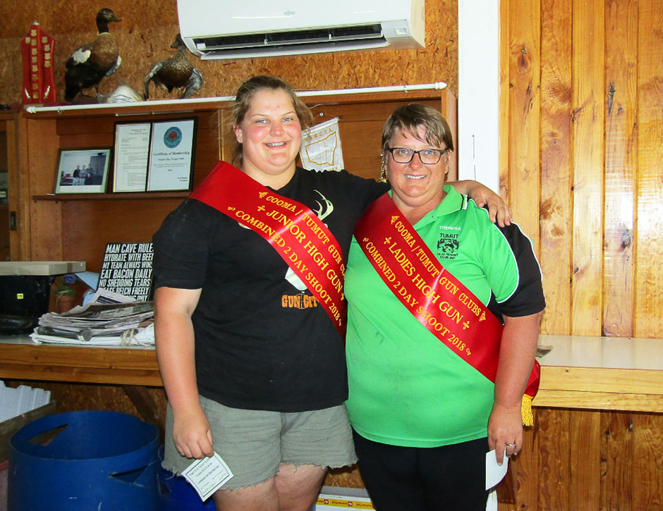 Campeonato de Tiro Júnior e para Mulheres pelos clubes de tiro Cooma/Tumut em 2018. 