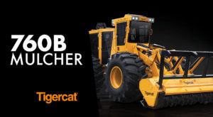 760B mulcher, by Tigercat