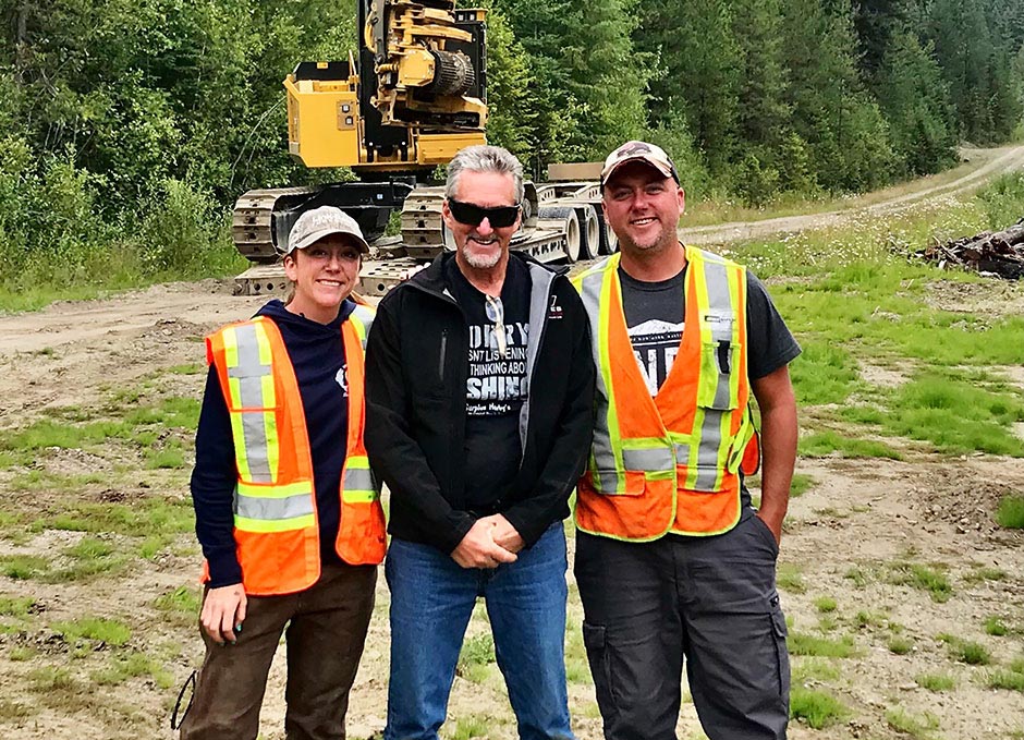 Rachel with her father, Randy and brother, Justin.