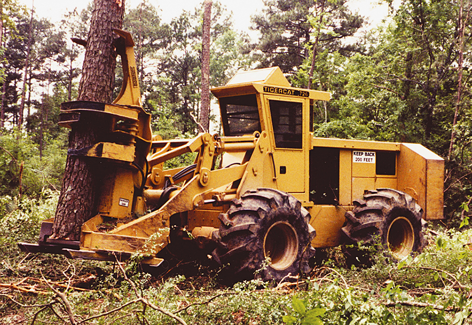 prototype 726 feller buncher working