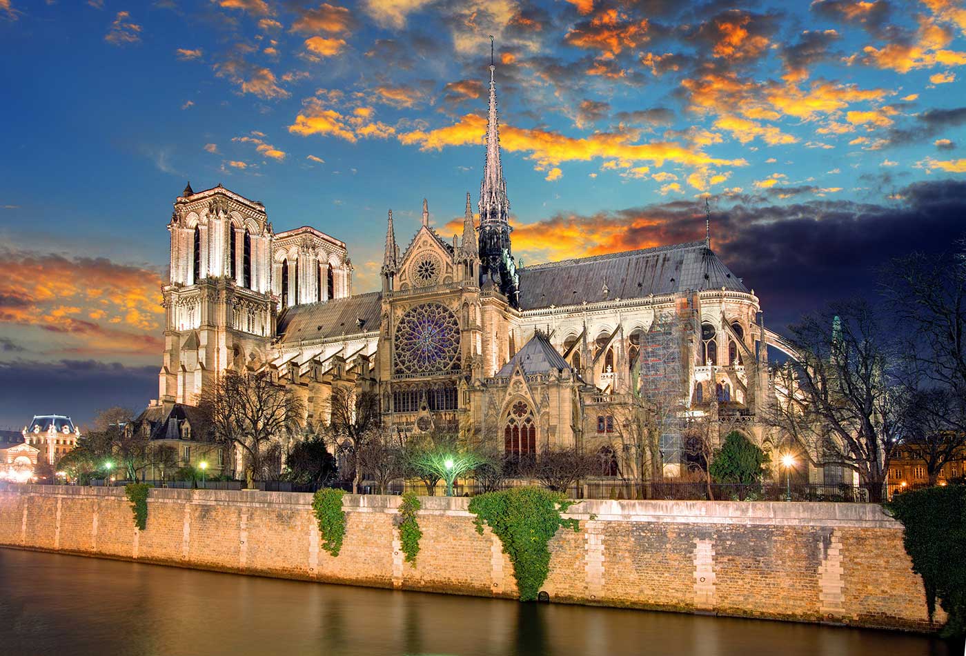 A picture of the Notre-Dame cathedral