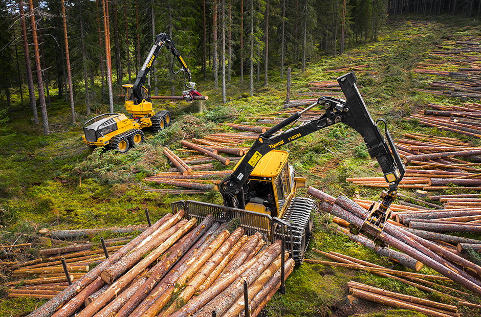 Tigercat CTL system in Sweden