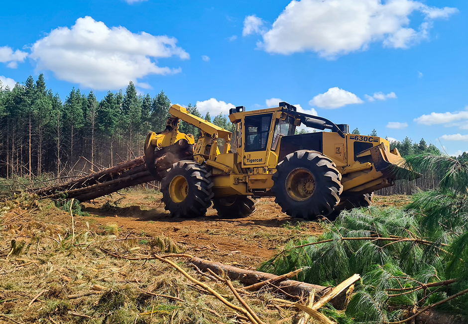 Old 630C skidder in South Africa.