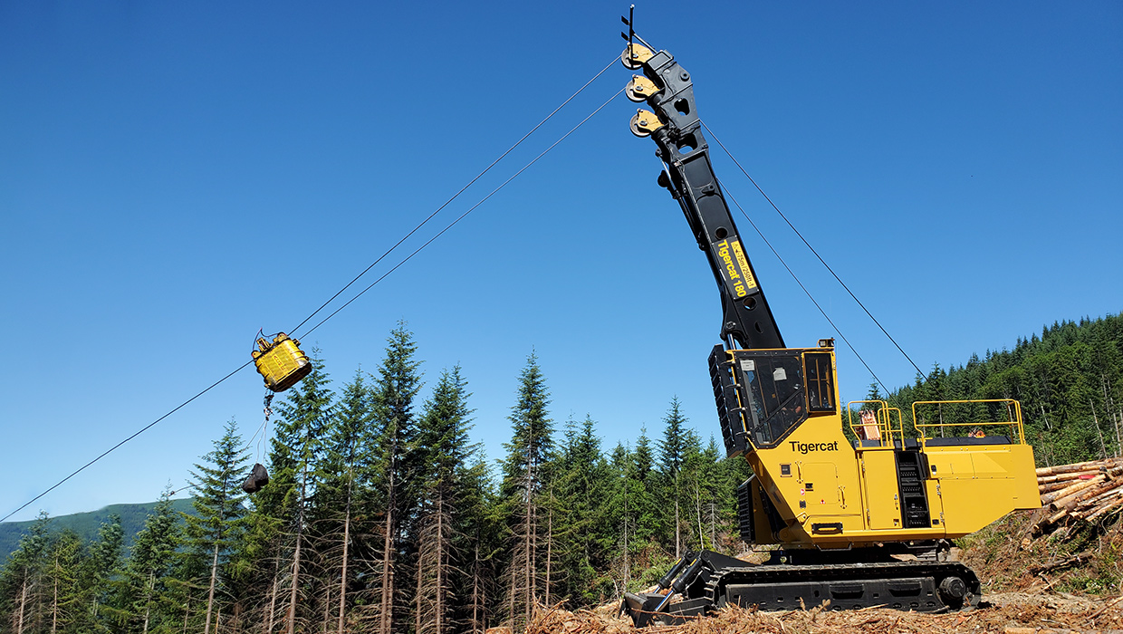 Tigercat 180 swing yarder