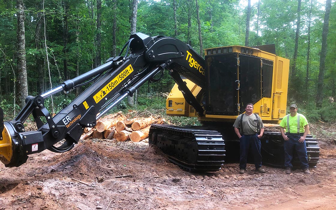 Logging Material Processing Off Road Industrial Tigercat