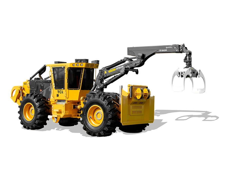 TCi 612 dual winch skidder with crane