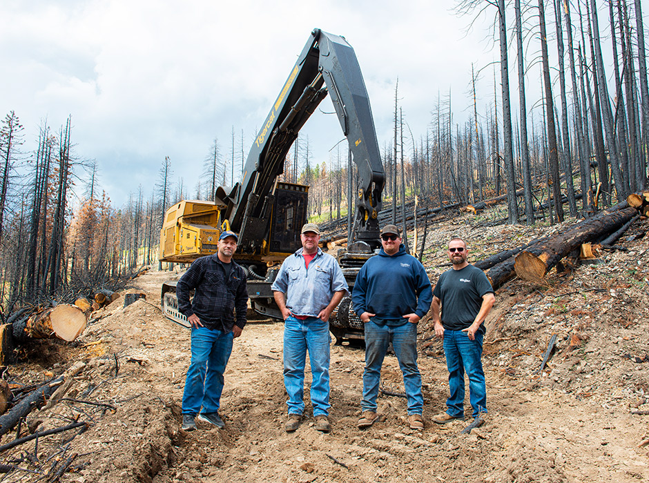 Group photo of logging crew