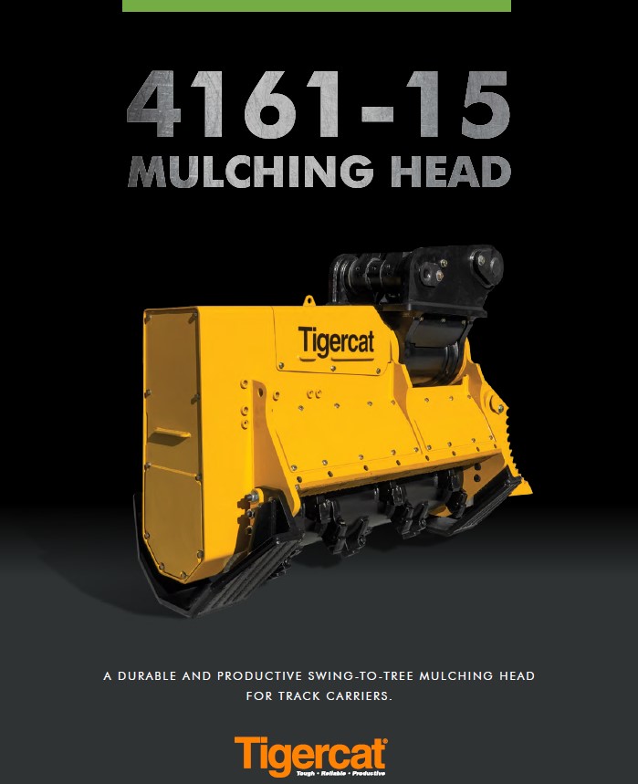 4161-15 Mulching Head | Specifications | Downloads | Tigercat
