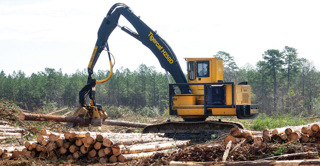 Tigercat roadside processor