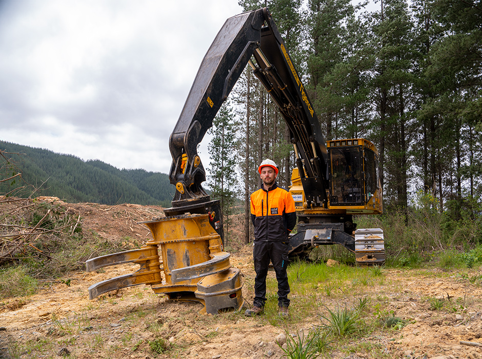Francisco Sandoval, instructor de shovel logger.