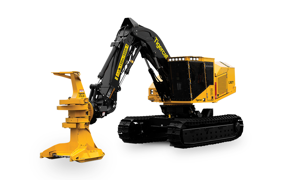 大人気新品 Buncher Feller LX877 | Tigercat | Harvesting Timber Slope Steep ハンドバッグ