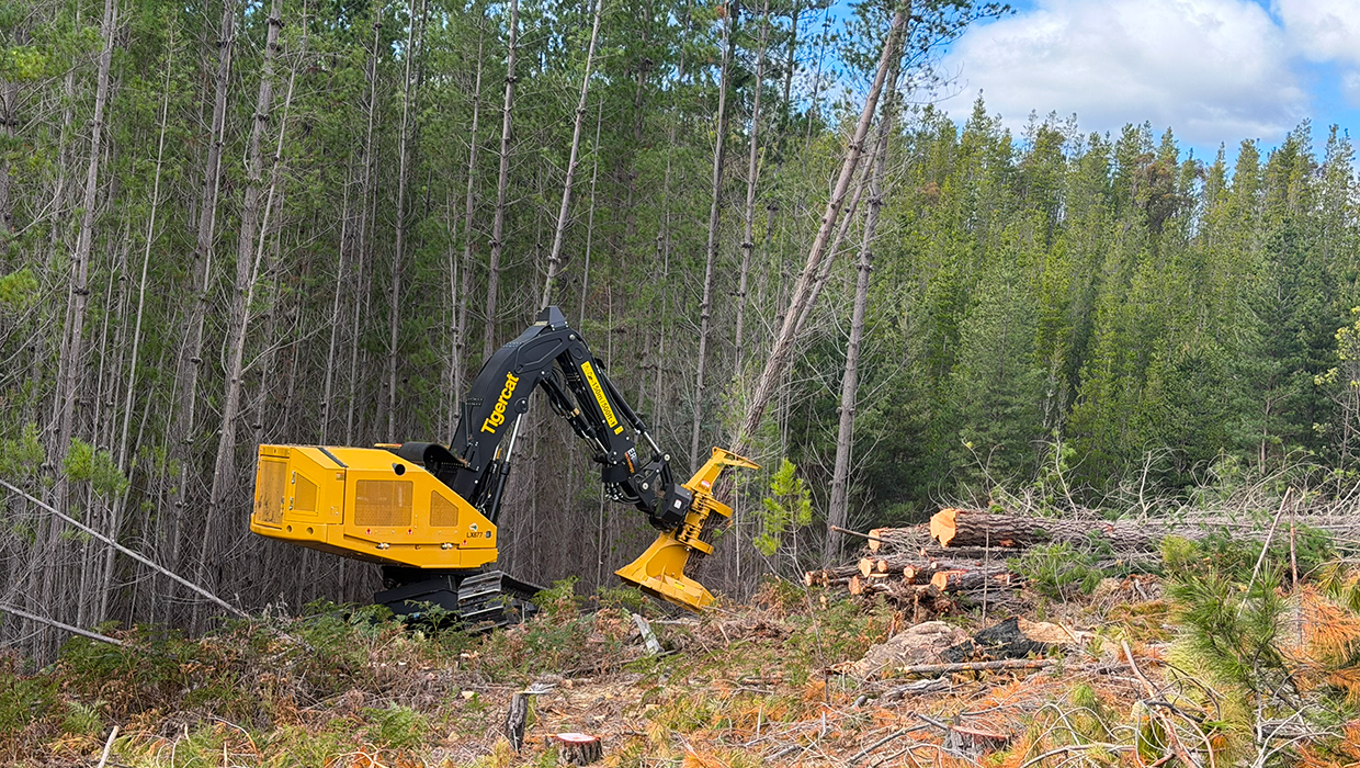 LX877 working in Tasmania.