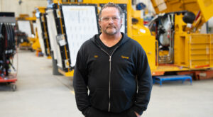 Photo of Tim Koniuch, assembly supervisor at Tigercat.