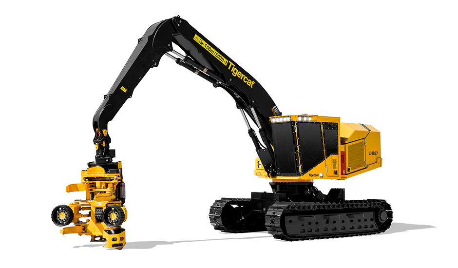 Image of a Tigercat LH857 harvester