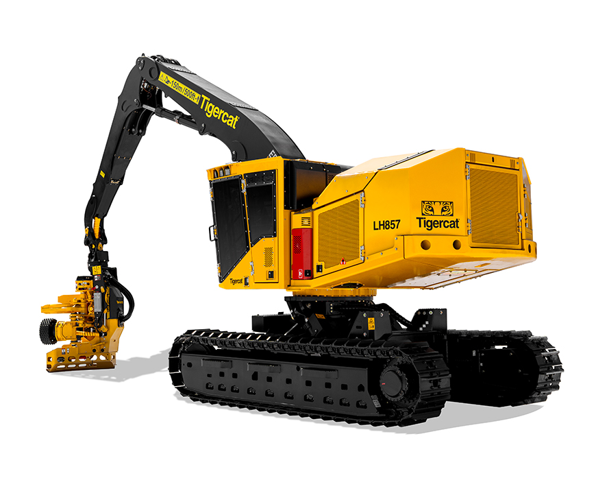 Image of a Tigercat LH857 harvester