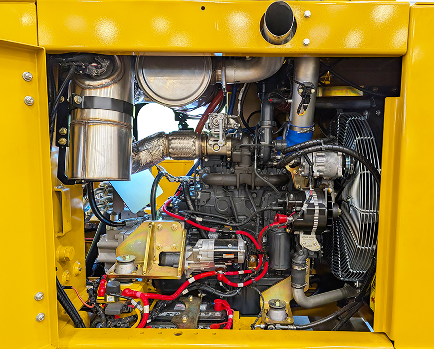 220G loader engine house
