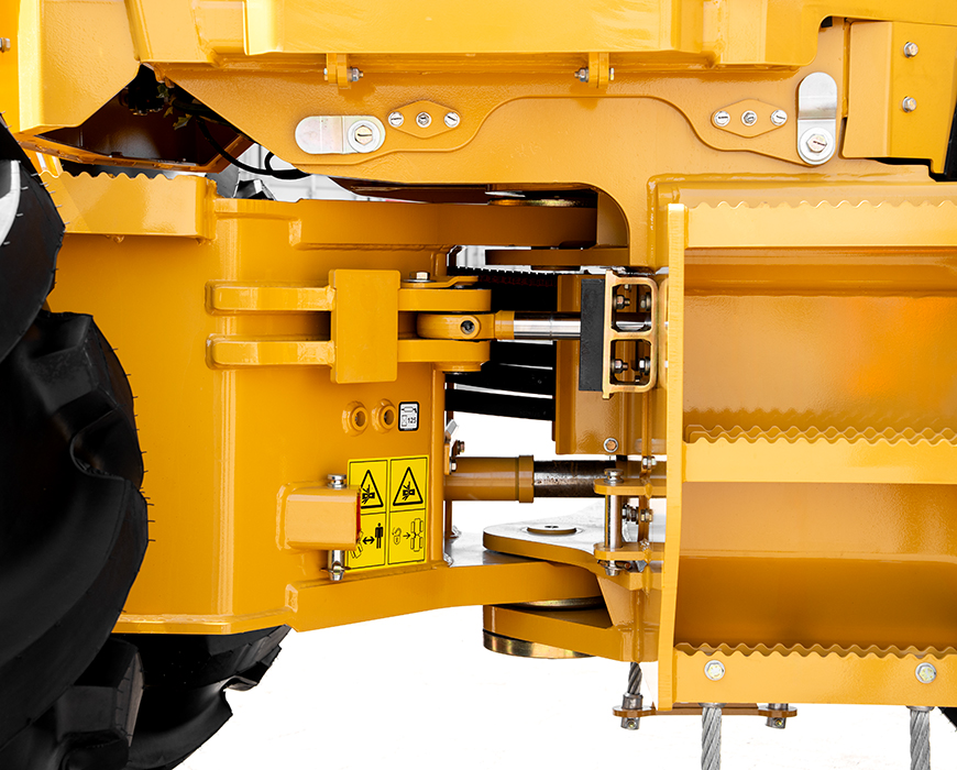 Centre section of a Tigercat 724H feller buncher