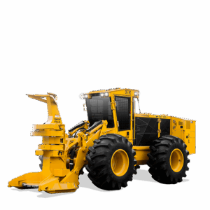 Image of a Tigercat 726H wheel feller buncher