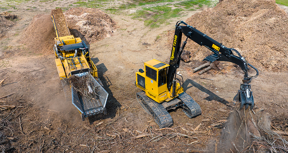 Trituradora 6900 de Tigercat.