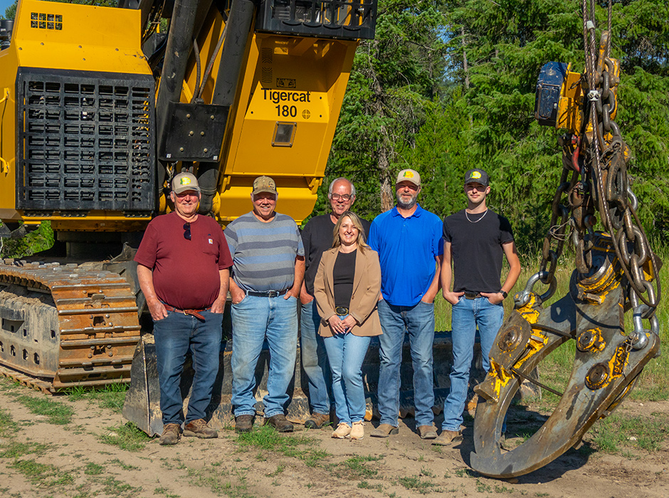family photo lime creek logging