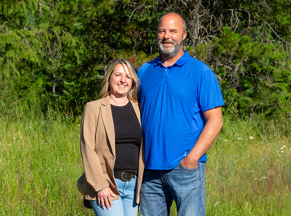 Shawn and Jinny McIver, owners of Lime Creek Logging.