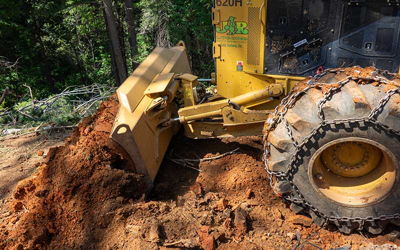 6-way skidder blade