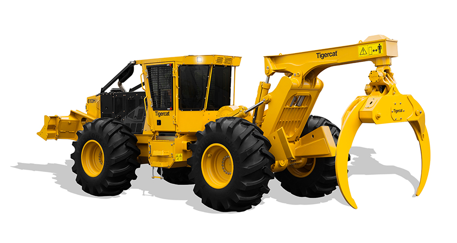 Image of a Tigercat 610H grapple skidder